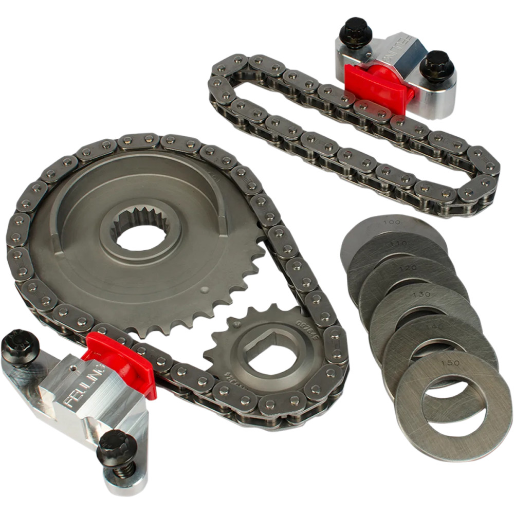 Kit de conversión de tensión de cadena de cam hidráulico OE+ para árbol de levas de estilo de conversión
