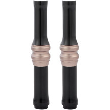 Kit de cubiertas para tubos de empuje — Anodizado titanio, aluminio 6061-T6, calibre 10, juego de 4