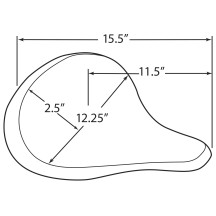Large Spring Solo Seat