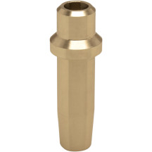 Guía de válvula con hombro C630 de bronce — Sobredimensionada (+0.025"), Diámetro int. 0.3760", Largo 1.880"