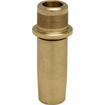 Guía de válvula con hombro C630 de bronce — Sobredimensionada (+0.025"), Diámetro int. 0.3760", Largo 1.880"