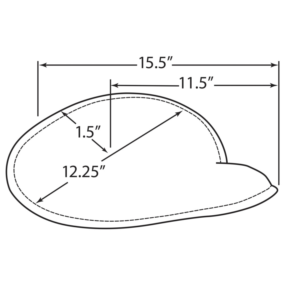 Large Low-Profile Spring Solo Seat