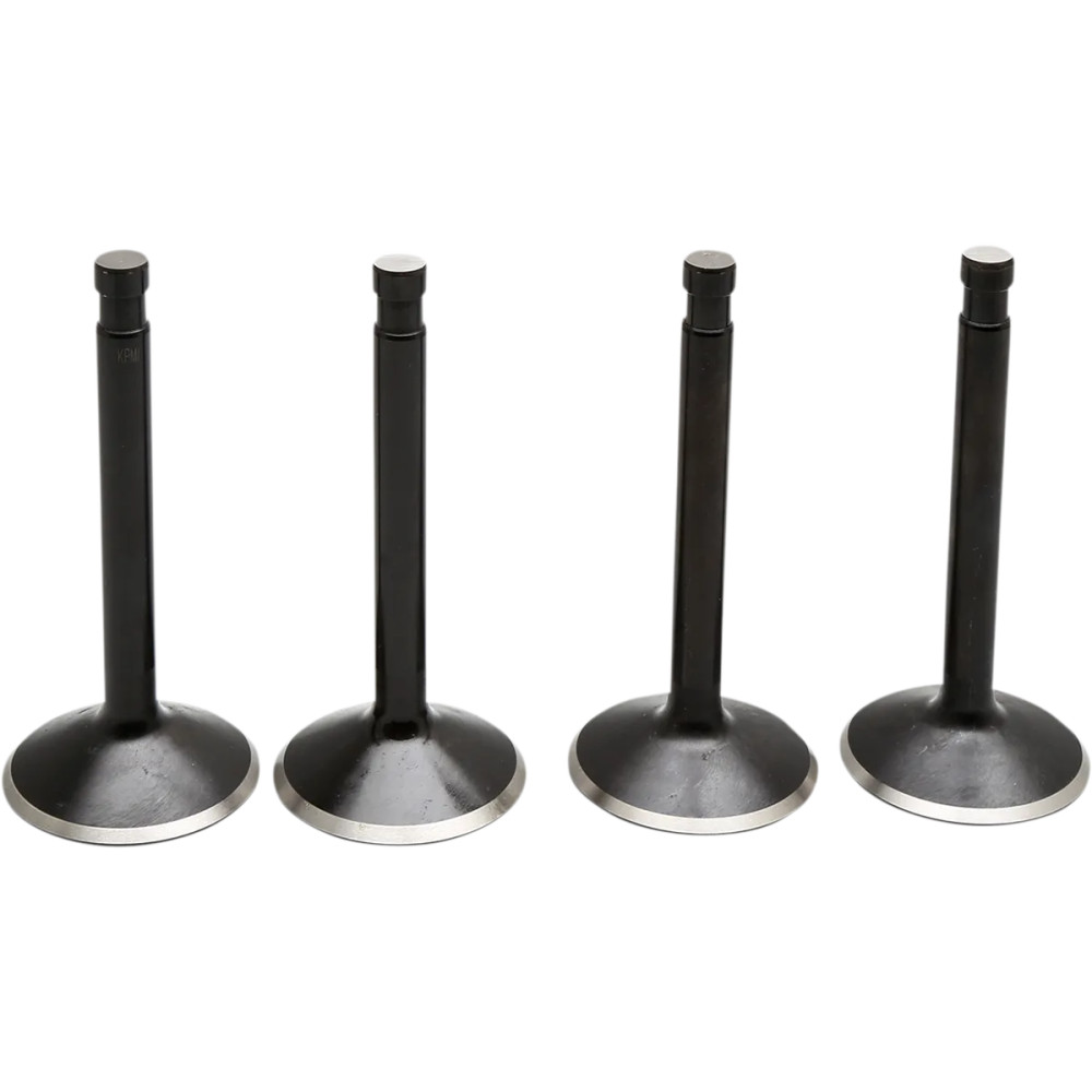 Kit de Válvulas de Motor Black Diamond™ — Diámetro de cabeza 1.950"/1.750", vástagos 0.3765"/0.3760", longitudes 3.885"/3.810"
