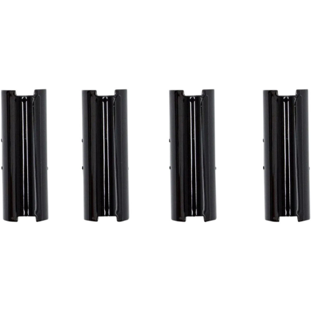 Pushrod Cover Keeper Set — 2.5" length, gloss black, set of 4