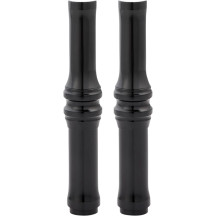 Pushrod Tube Cover Kit — 10 Gauge, Black anodized, Set of 4
