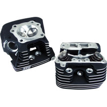 89 cc Super Stock® Cylinder Heads — Powder-coated Wrinkle Black