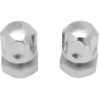 Six-Shooter Seat Mount Knob — 17 mm (11/16") diameter, 1/4-20 thread, polished stainless steel