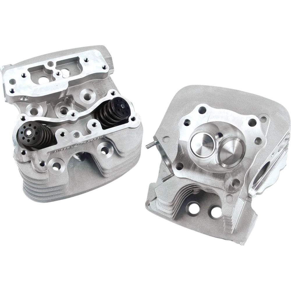 89 cc Super Stock® Cylinder Heads — Silver, Powder-coated