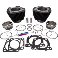 Big Bore Cylinder Kit — 4.250" bore, 4.500" stroke, 128 cu in, Black