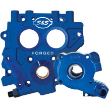 TC3 Kit de bomba de aceite y placa de soporte de leva — Aluminio, Azul