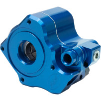 Oil Pump — High-flow, blue anodized