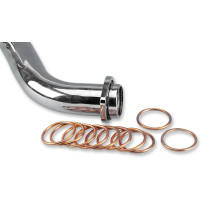 Exhaust Gaskets — JGI-65324-83-CG, 10-pack, Copper