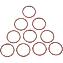 Exhaust Gaskets — JGI-65324-83-CG, 10-pack, Copper