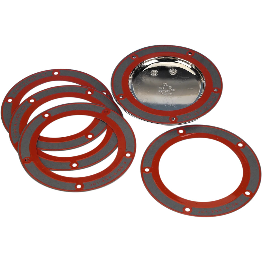 Derby/Inspection Cover Gasket Kit — Derby cover, 0.79 mm (0.031 in), 5 pack