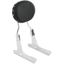 Oval Backrest Pad — 19 cm H, 26.5 cm W, 57 mm thick, Black