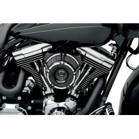 Rocker Box Covers — Scallop, Black anodized, machined, Pair