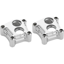 Cubiertas para 10 Gauge Lifter Block — cromado, par