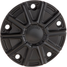 Tapa 10-Gauge para platinos — negro anodizado
