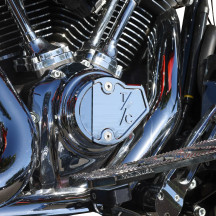Cam Cover — Chrome, Triple Nickel Plated, 6061 Aluminum