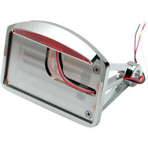 Side Mount Half-Moon LED Taillight and License Plate Mount