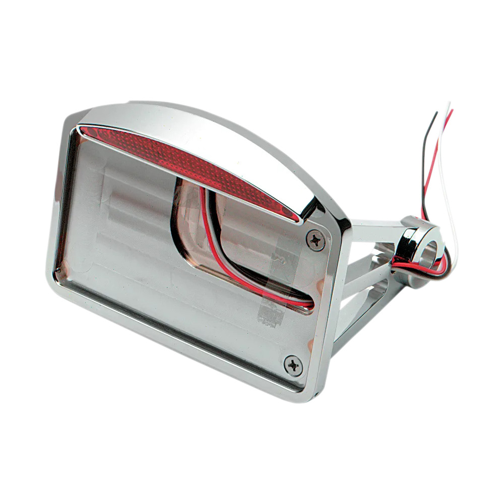 Side Mount Half-Moon LED Taillight and License Plate Mount