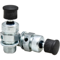 Compression Release Valve — M10 x 1.0, Pair, Black, Chrome