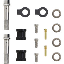 Kit de ensamblaje de filtro de aire de alto rendimiento — 102 mm, Negro anodizado