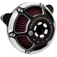 Max HP Air Cleaner Kit — Round, Silver