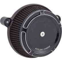 Kit de filtro de aire Big Sucker™ Stage 1 — negro, redondo, aluminio mecanizado CNC