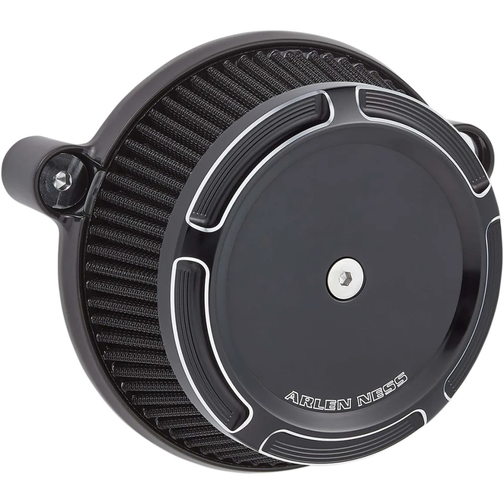 Kit de filtro de aire Big Sucker™ Stage 1 — negro, redondo, aluminio mecanizado CNC