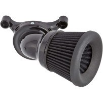Velocity 65° Air Cleaner Kit — Round, Black, Breather
