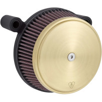 Big Sucker™ Stage I Air Filter Kit — Brass, round