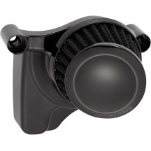 Mini 22° Air Cleaner Kit — 4.5" tapered filter, black powder-coated