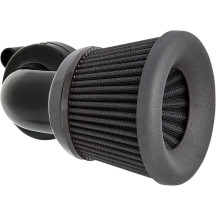 Kit de filtro de aire Velocity 90° — Negro, acabado en polvo