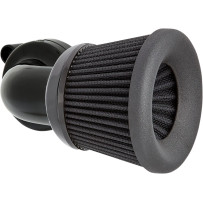 Velocity 90° Air Cleaner Kit — Cone, Black