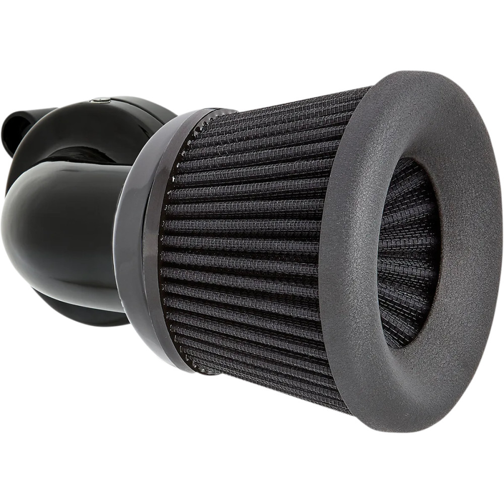 Kit de filtro de aire Velocity 90° — Negro, acabado en polvo