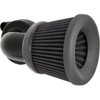 Velocity 90° Air Cleaner Kit — Powder-coated Black
