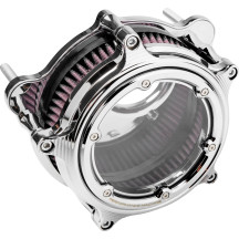 Vision Air Cleaner — Round, Chrome