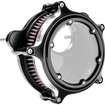 Vision Air Cleaner — Round, Black