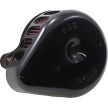 Kit de filtro de aire Mini Teardrop Stealth — Negro brillante