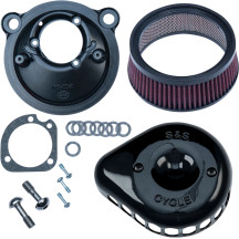 Mini Teardrop Stealth Air Cleaner Kit — Black, gloss