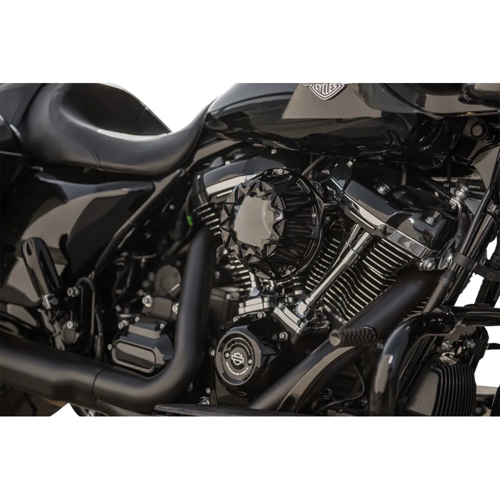 Filtro de aire Crossfire — negro, redondo