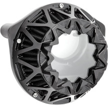 Crossfire Filtro de Aire — Redondo, Negro