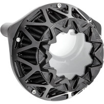 Crossfire Air Cleaner — Round, Black