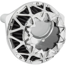 Crossfire Filtro de aire — Redondo, Cromo