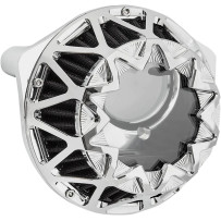 Crossfire Air Cleaner — Chrome, Round