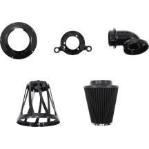 Monster Sucker Filtro de aire — negro anodizado, aluminio CNC
