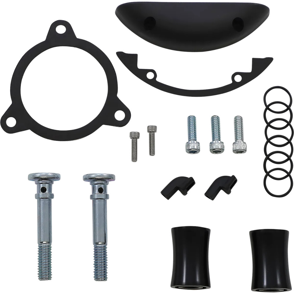 Kit de herrajes de repuesto para filtro de aire — Inverted Series, negro