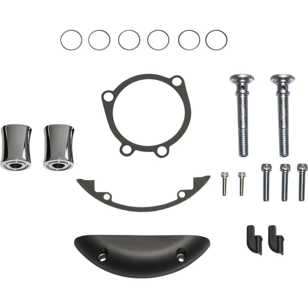 Kit de herrajes para filtro de aire — Cromo, Inverted Series