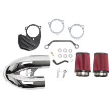 Tuned Induction Air Cleaner Kit — Round, Chrome